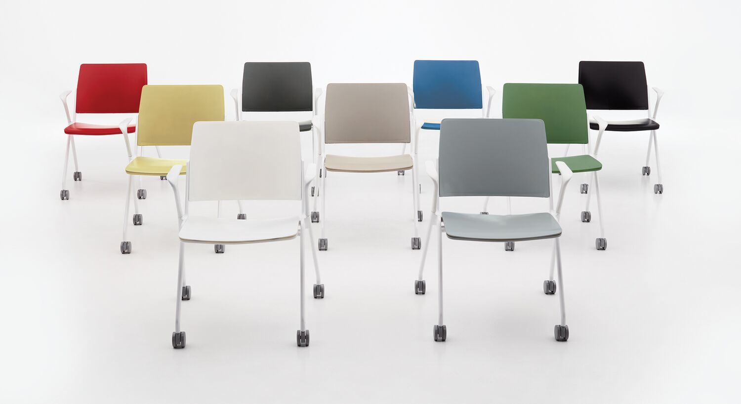 Teknion variable stacking discount chair